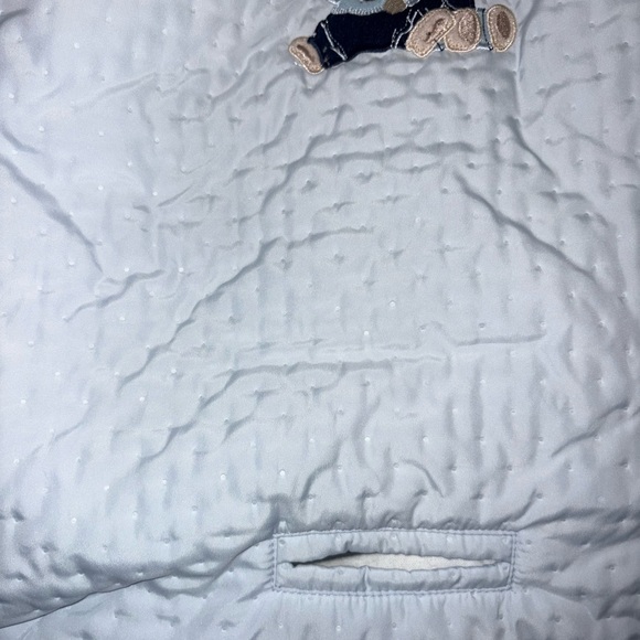 Little Me Light Blue Bear Sleep Sack - Picture 7 of 9